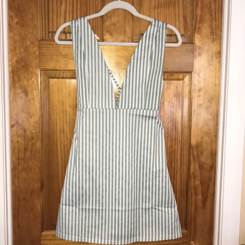 Strapped Low Cut Dress